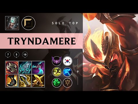 Tryndamere Top vs Jayce - KR Master Patch 25.22