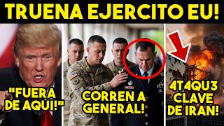 Download lagu TRUENA TRUMP! CORRE A GENERAL DE EJERCITO EU. 4T4QU3 CLAVE IRAN, PANICO GENERAL. HOY mp3