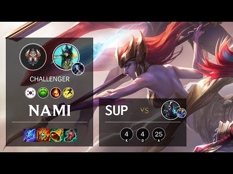 Nami Support vs Ekko - KR Challenger Patch 11.18