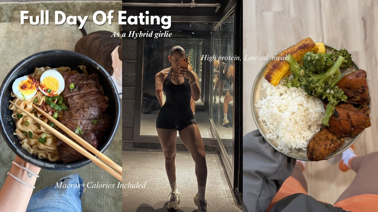 What I Eat in a Day Marathon Training | High Protein, Low Calorie Meals (Calories & Macros)