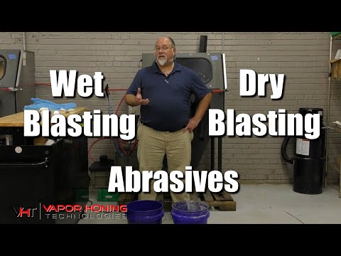 Wet Blasting and Dry Blasting Abrasives - Vapor Honing Technologies