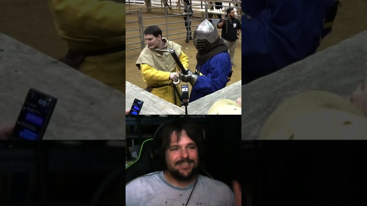 Grappler dominates with 2 hand axe