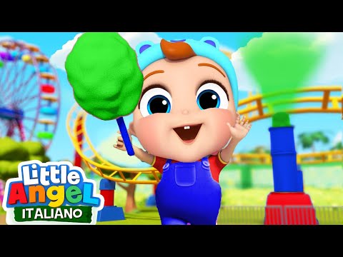 Un pomeriggio alle Giostre 🎢🍭 Cartoni Animati con Gianni Piccino - Little Angel Italiano