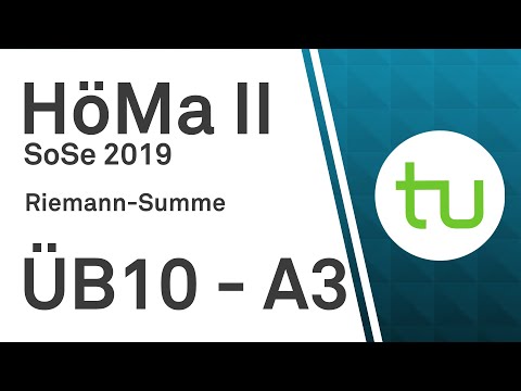 Übungsblatt 10, Aufgabe 3 -- TU Dortmund, Höhere Mathematik II (BCI/BW/MLW)