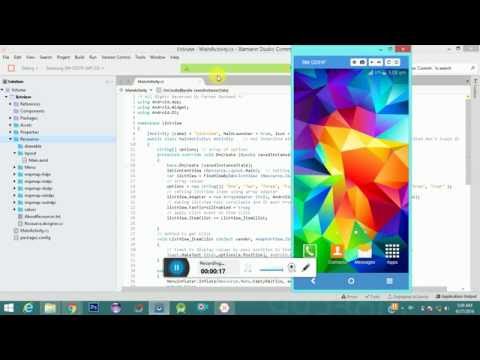 Xamarin ListView Example Android