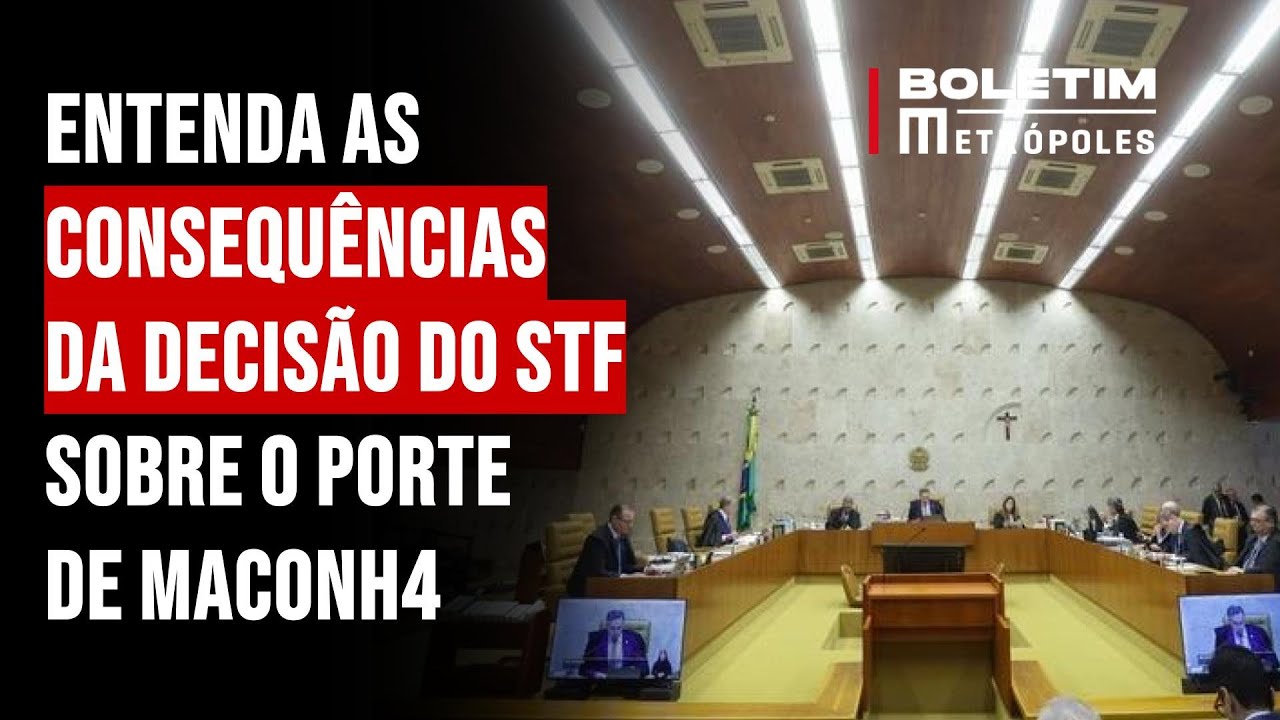 Entenda as consequências da decisão do STF sobre o porte de maconh4
