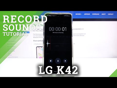 Sound Recorder - LG K42 & Voice Recorder App