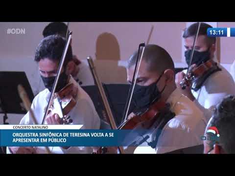 Orquestra Sinfí´nica de Teresina volta a a se apresentar em público 17 12 2020