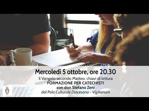 Formazione per catechisti - 5 ottobre - Il Vangelo secondo Matteo: chiavi di lettura