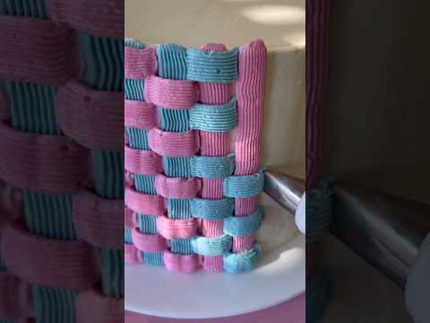 basket weave cake decorating ideas| basket weave cake design ideas| #cake #basket #shorts