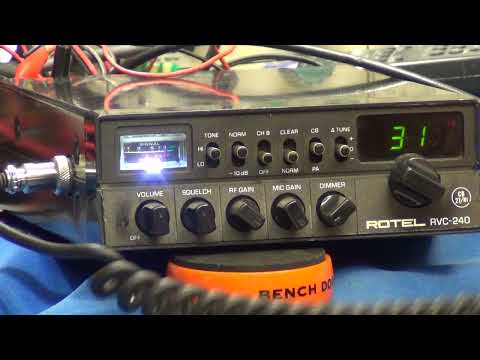 Rotel RVC240 CB27/81 UK FM CB radio - On The Air test