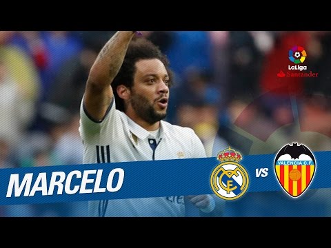 Revive el gol de Marcelo en el Real Madrid - Valencia CF en 360º
