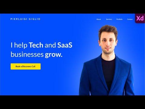 How to Design a Portfolio Website in Adobe XD Tutorial