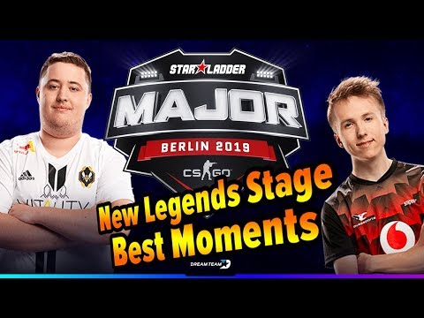 CS:GO - The New Legends Stage Best Moments - StarLadder Berlin Major Highlights