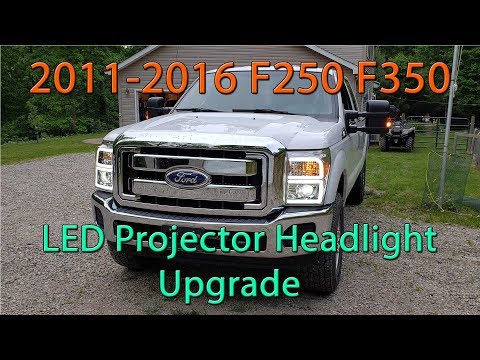 2011-2016 Ford F250 F350 LED / HID Projector Headlights Upgrade w/ Morimoto 2 stroke 2.0