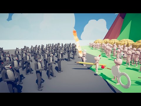 Three Little Pigs and The Untold War Mini Story TABS Mod Totally Accurate Battle Simulator