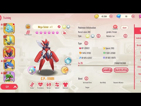 Gameplay Of Mega Scizor & Showcase & Gameplay Of My main Lineup | Megamon Asia !!!