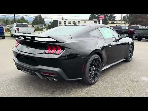 2026 Ford Mustang GT Premium Fastback in Black for sale at Van Isle Ford Sales Ltd. in Port Alberni, BC