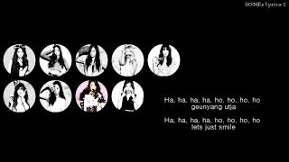 Girls  Generation SNSD   Be Happy ♥ lyrics   eng sub
