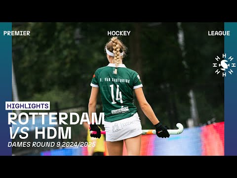 Rotterdam - HDM 🏑 Tulp Hoofdklasse Dames ‘24/’25 RONDE 9 | Samenvatting
