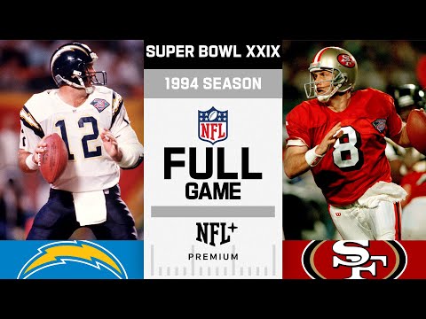 San Diego Chargers vs. San Francisco 49ers FULL GAME | NFL 1994 Season Super Bowl XXIX