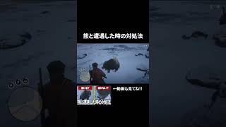 熊と遭遇した時の正しい対処法 #shorts #reddeadredemption2 #熊