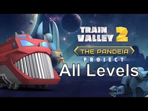 Train Valley 2 (PC) | DLC: The Pandeia Project All Levels | 5 Stars - Full Gameplay | No Commentary