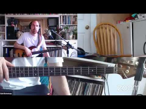 Live African Bass Lesson teaching Soukous and Sebene
