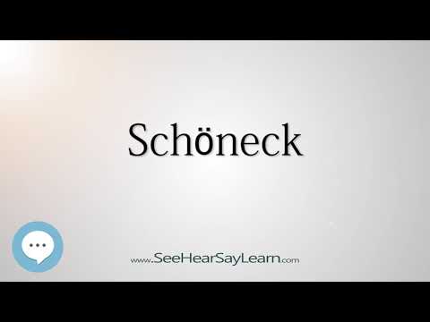 Schöneck (How to Pronounce Cities of the World)💬⭐🌍✅