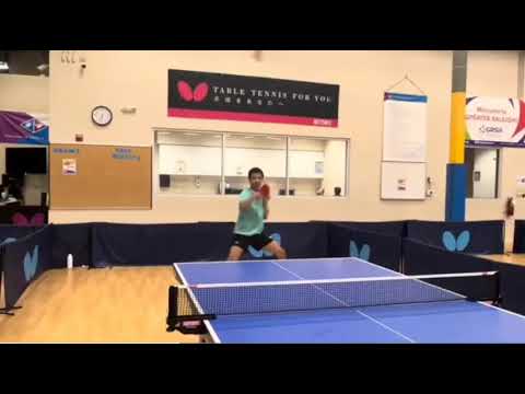 Butterfly Training Tips with Anav Gupta - Two Backhand Loops, Two Forehand Loops