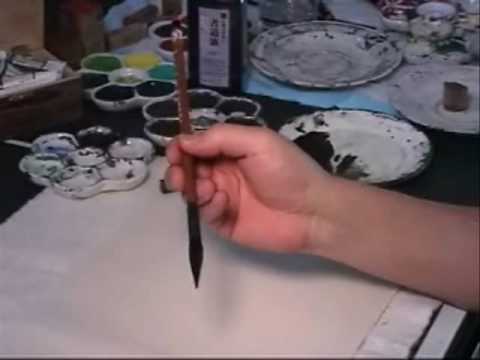 Twisting - a Trick of Chinese Brush Painting