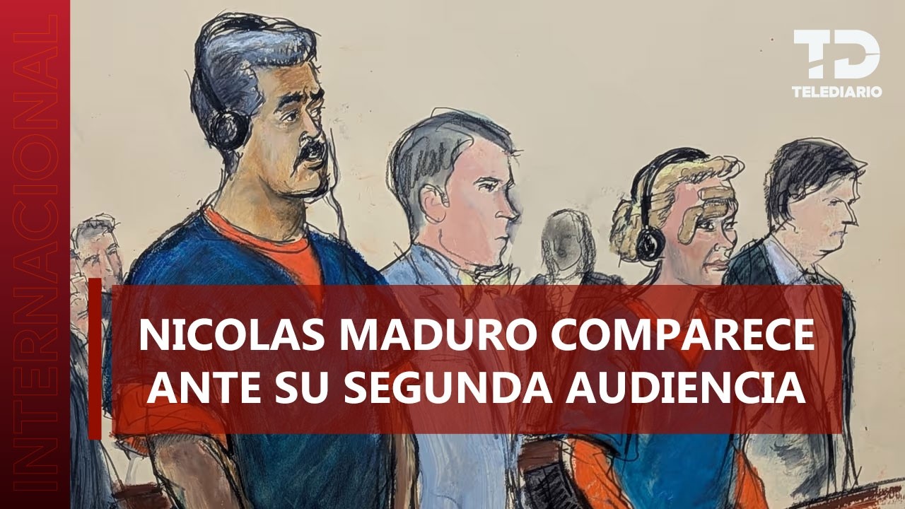 Maduro regresa a corte de Manhattan para su segunda audiencia por narcotráfico