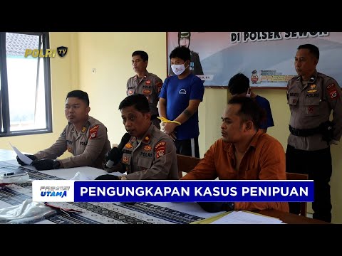POLRES BANTUL AMANKAN PELAKU PENIPUAN