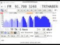 FM-DX: Sporadic-E - 91.7Mhz - TUR - TRT Radyo Haber - 13.05.2021
