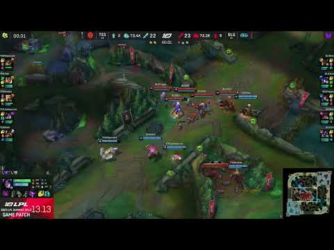 BLG ELK pentakill with Xayah - TES vs BLG - LPL 2023