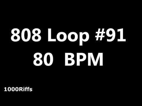 808 Loop Beat # 91 : 80 BPM : Beats Per Minute