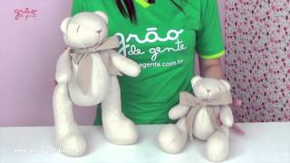 Ursos Xadrez Bege | Ref: 35612