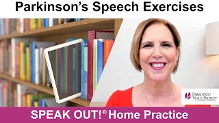 Parkinson’s Speech Exercises: YEAR OF INTENT