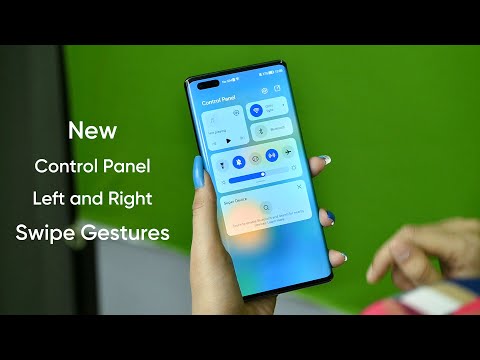 HarmonyOS Control Panel Swipe Gestures Hands-on 😎😎