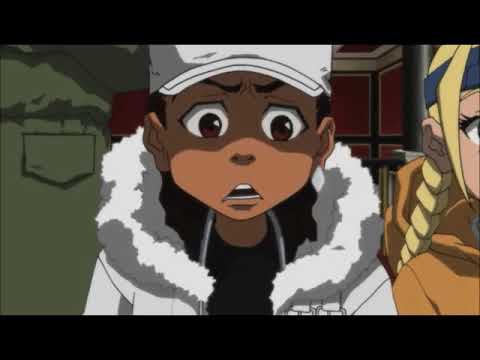 The Boondocks Fuck You scene "My president is black and my lambo is blue n*gga"