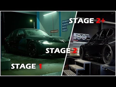 WIE viel LEISTUNG hat der S58? | STAGE 1 - STAGE 2 - STAGE 2+ | ZEITENJAGD 100 - 200 km/h | M3 | G80
