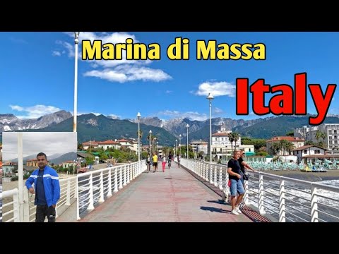 🇮🇹 Marina Di Massa, Italy - Walking Tour (4K UHD 60fps October 2023