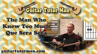 Que Sera Sera (The Man Who Knew Too Much) - Acoustic Guitar Lesson (easy)