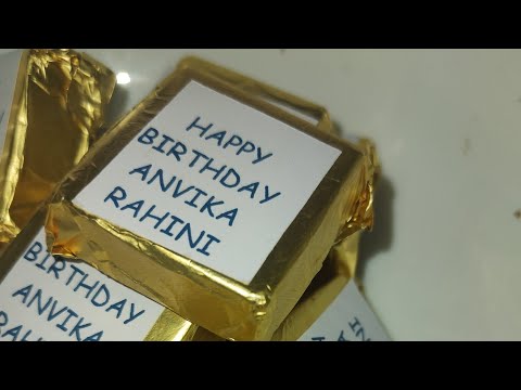 Pre birthday preparation of the A (Anvika) from MAD Girls