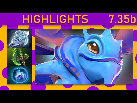 ⭐bzm Puck 15+ Kills! Mid Highlights 7.35b - Dota 2 Top MMR