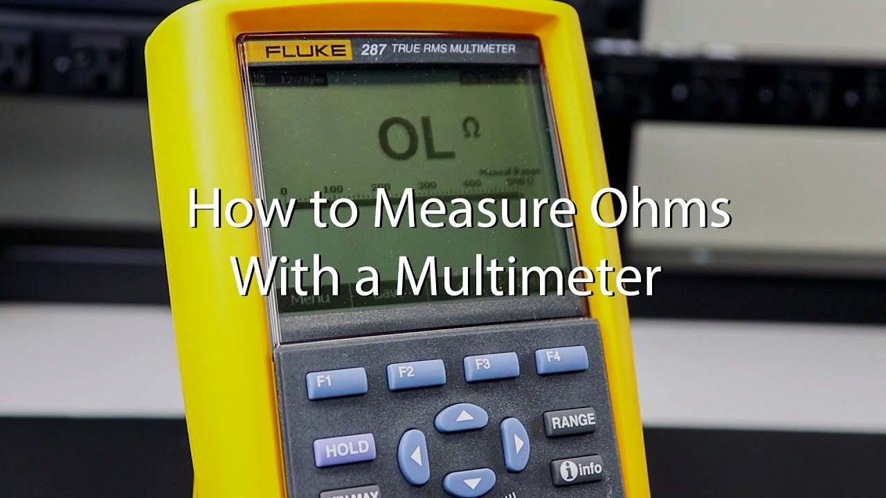 How to Measure Ohms with a Multimeter