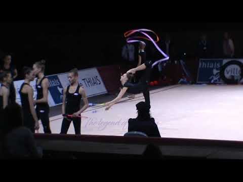 Maria TITOVA (RUS) clubs - 2014 Thiais podium trainings