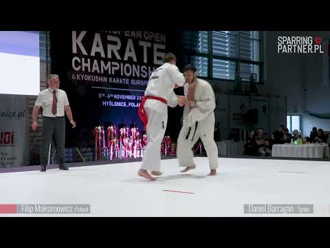 Daniel Barragan vs Filip Maksimowicz 19th European Open Karate Championship 2022 IKO