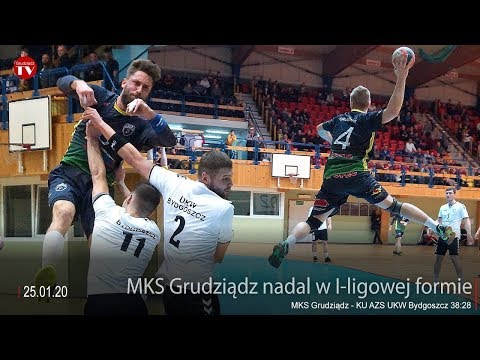 MKS Grudziądz wygrywa pierwsze spotkanie II rundy z KU AZS UKW Bydgoszcz 38:28