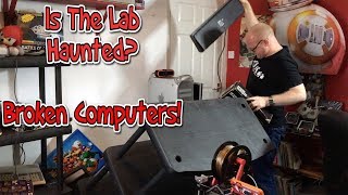 Disaster In The Lab : Do I Have A Ghost ?  ( Broken Retro Computers ) Poltergeist?